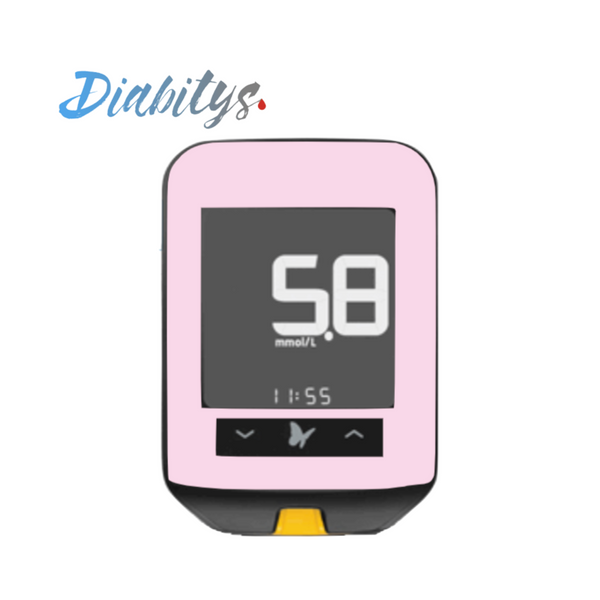 Freestyle Optium Neo Glucose Meter Sticker - Carnation Pink