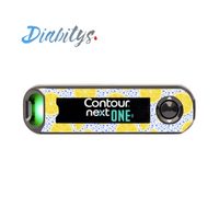 Contour Next One Glucose Meter Sticker - Lemonade