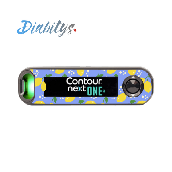 Contour Next One Glucose Meter Sticker - Lemons