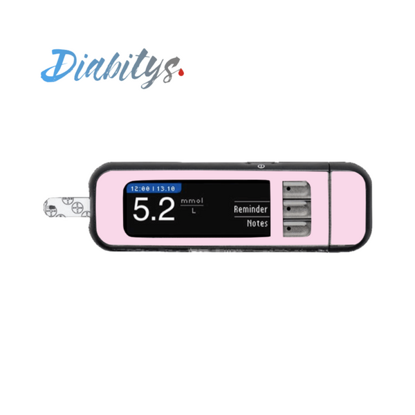 Contour Next USB Glucose Meter Sticker - Carnation Pink