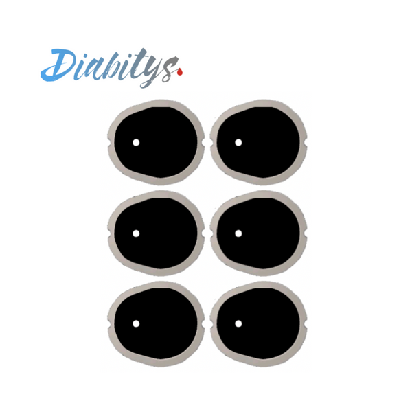 Dexcom G7 CGM 6 Pack of Stickers - Black