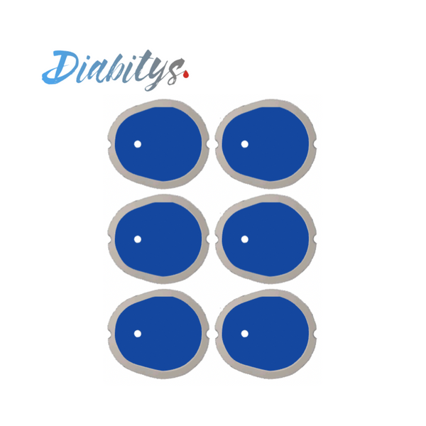 Dexcom G7 CGM 6 Pack of Stickers - Brilliant Blue