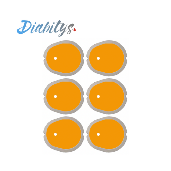 Dexcom G7 CGM 6 Pack of Stickers - Orange