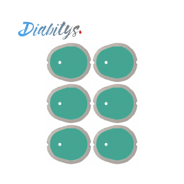 Dexcom G7 CGM 6 Pack of Stickers - Turquoise