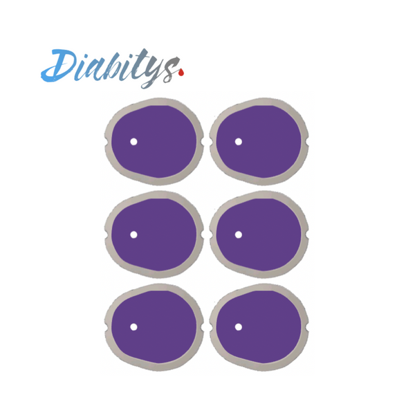 Dexcom G7 CGM 6 Pack of Stickers - Violet