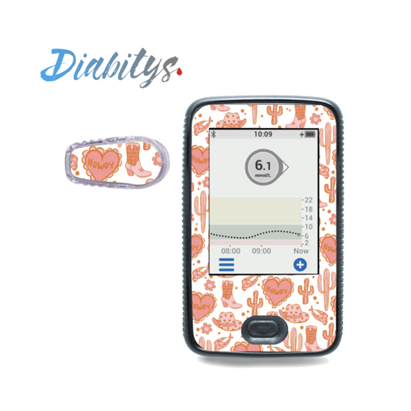 Dexcom G6 Receiver Sticker & 1 Transmitter Sticker - Western Lover