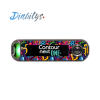 Contour Next One Glucose Meter Sticker - Graffiti