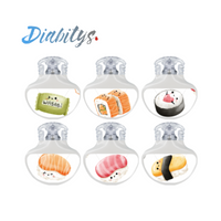 Guardian 4 CGM 6 Pack Stickers - Sushi White