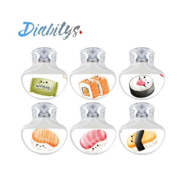 Guardian 4 CGM 6 Pack Stickers - Sushi White