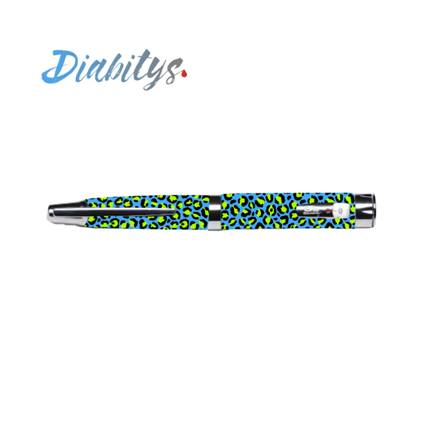 Humapen Luxura Lilly Insulin Pen Sticker - Neon Safari Blue