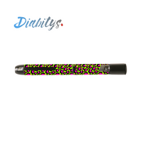 InPen Insulin Pen Sticker - Neon Safari Green