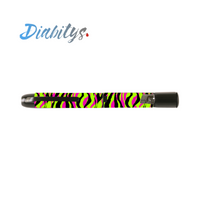 InPen Insulin Pen Sticker - Neon Safari Multi Stripe