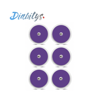 Freestyle Libre/Libre 2 Sensor 6 Pack Stickers - Violet