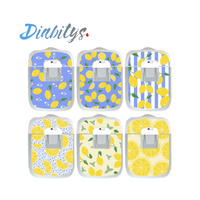 Medtrum Nano Insulin Pump 6 Pack Stickers - Lemons