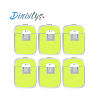 Medtrum Nano Insulin Pump 6 Pack Stickers - Tresiba Green