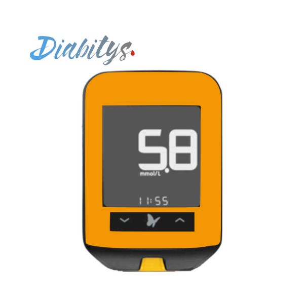 Freestyle Optium Neo Glucose Meter Sticker - Orange