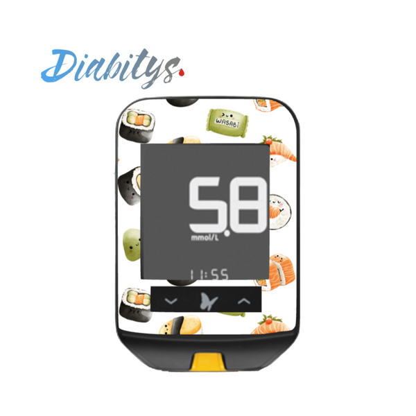 Freestyle Optium Neo Glucose Meter Sticker - Sushi White