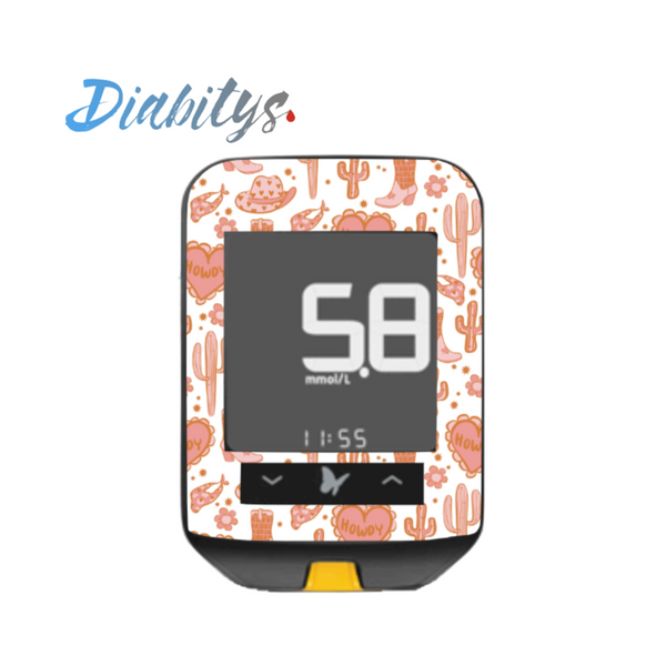 Freestyle Optium Neo Glucose Meter Sticker - Western Lover