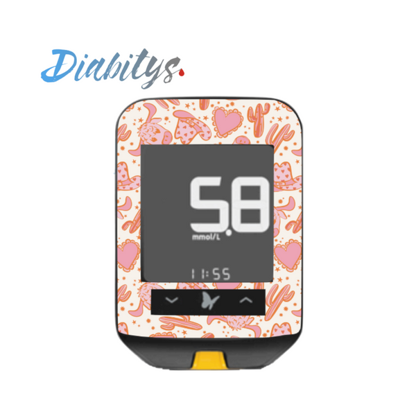 Freestyle Optium Neo Glucose Meter Sticker - Western Love