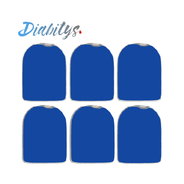 Omnipod Insulin Pump 6 Pack Wrap Stickers - Brilliant Blue