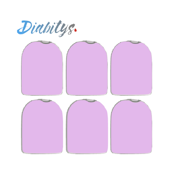 Omnipod Insulin Pump 6 Pack Wrap Stickers - Lilac