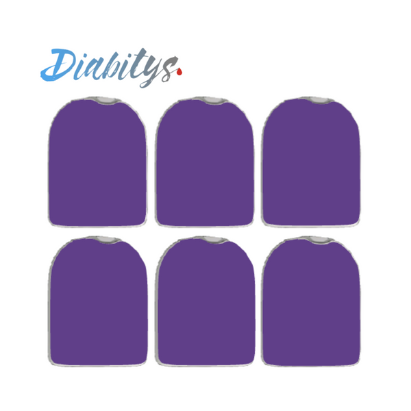 Omnipod Insulin Pump 6 Pack Wrap Stickers - Violet