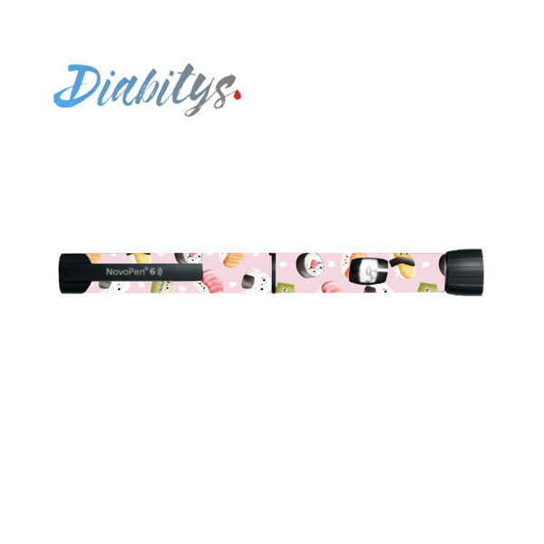 Novopen Insulin Pen Sticker - Sushi Pink