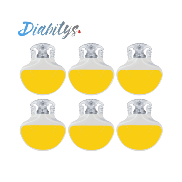 Guardian 4 CGM 6 Pack Stickers - Yellow