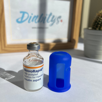 Insulin Vial Silicone Protector - Blue