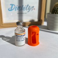 Insulin Vial Silicone Protector - Orange