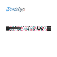 Novopen Insulin Pen Sticker - Pink Rose